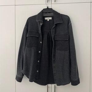 Thread & Supply Charcoal Knit Jacket